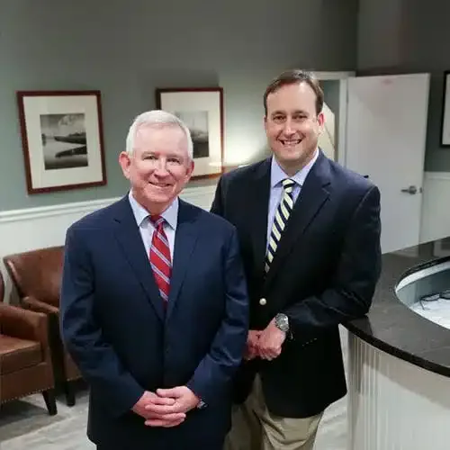 Dr. Kevin Thomas and Dr. Aaron Chenette in the Cohasset Dental office